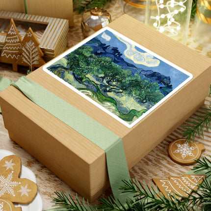Olive Trees by Vincent Van Gogh Kiss-Cut Stickers (4 Sizes)