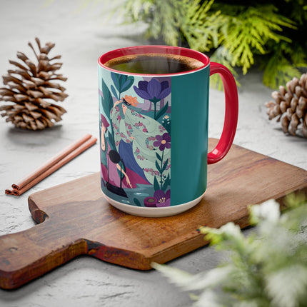 The Ladies Of The Secret Masquerade Colorful Mugs – Art Deco Floral Mystery