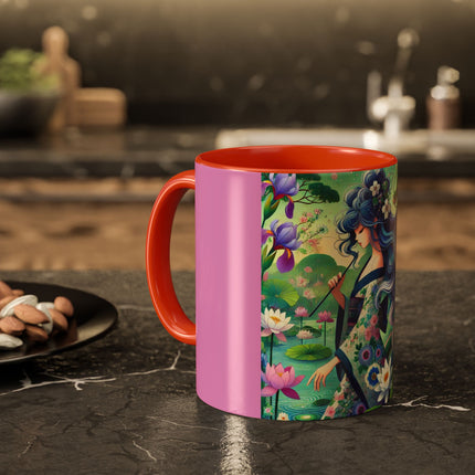 Fairy of the Koi Pond Colorful Mugs (11oz, 15oz)