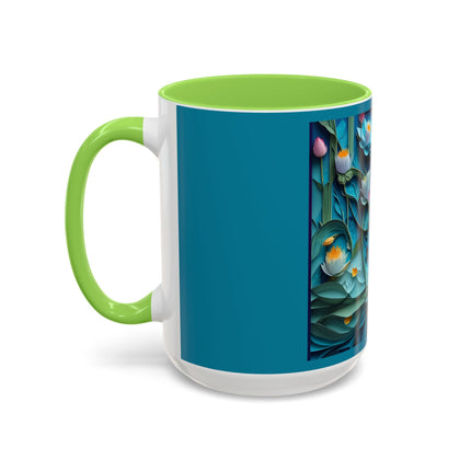 Ethereal Moonlit Lake Colorful Mugs (11oz, 15oz)
