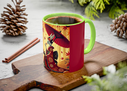 Theatrical Harvest Rabbit Colorful Mugs (11oz, 15oz)