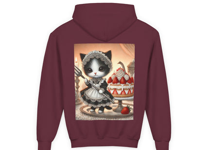 Patisserie Kitten Youth Heavy Blend Hooded Sweatshirt