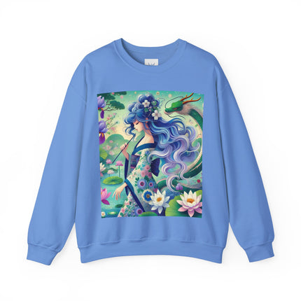 Fairy of the Koi Pond Heavy Blend™ Crewneck Sweatshirt