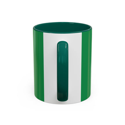 🍀🎄 The Emerald Holly Christmas Colorful Mug – Art Deco Holiday Elegance