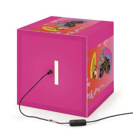Enchanting Geisha Light Cube Lamp