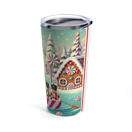 Nutcracker Candy-Striped Adventure Tumbler 20oz