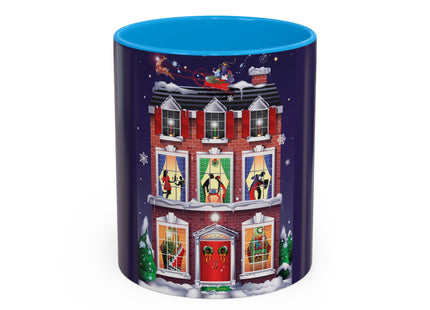 A Christmas Eve Celebration Colorful Mugs (11oz, 15oz)