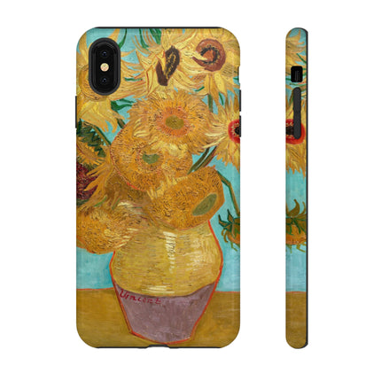 Vase with Twelve Sunflowers by Vincent Van Gogh Phone Cases
