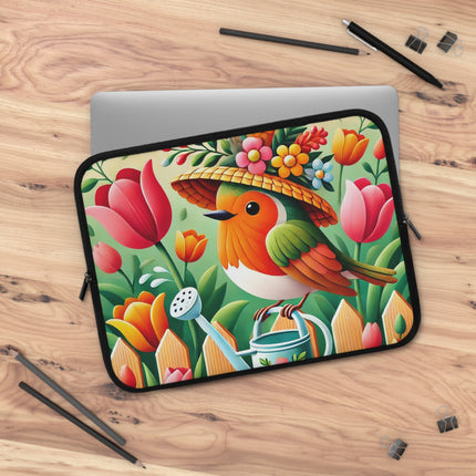 The Little Garden Tender Laptop Sleeve – Sunshine, Care & Storybook Charm