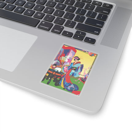 A Timeless Journey by Umberto Brunelleschi Kiss-Cut Stickers (4 Sizes)