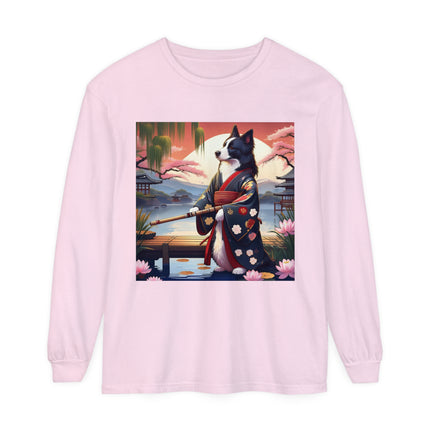 Border Collie Warrior Long Sleeve T-Shirt