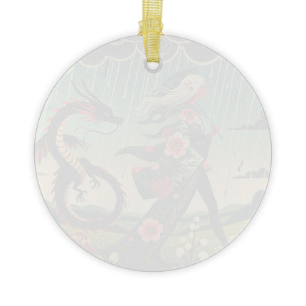 The Dragon Fairy’s Stride Glass Ornament