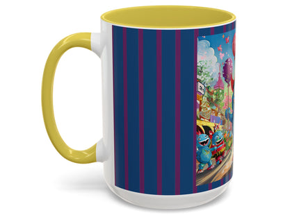 Monster Parade Madness Colorful Mugs (11oz, 15oz)