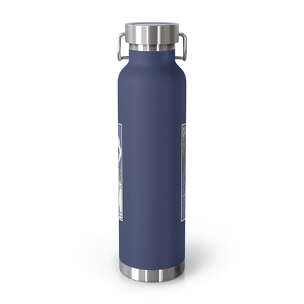 Coastal Elegance Copper Vacuum Insulated Bottle, 22oz