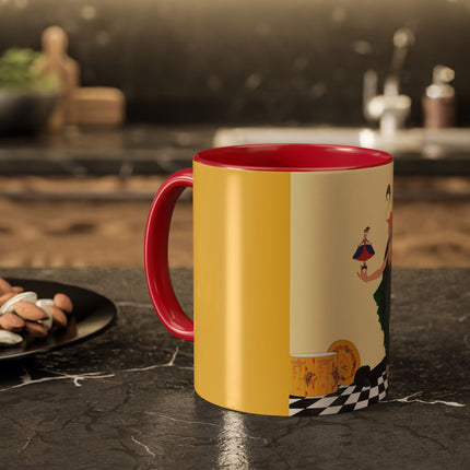 The Marionette Colorful Mugs – Theatrical Glamour & Cabaret Elegance