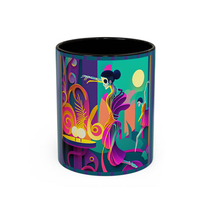 Dance of the Skeleton Ballerinas Colorful Mugs (11oz, 15oz)