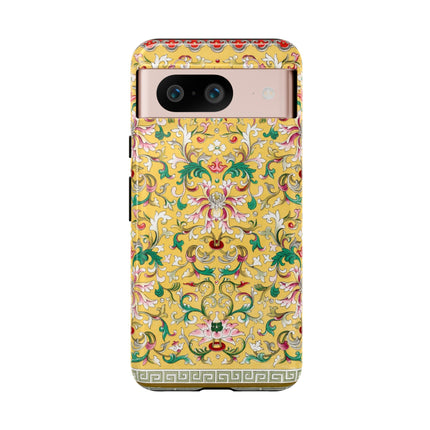 Yellow Botanical Pattern by Owen Jones Phone Cases