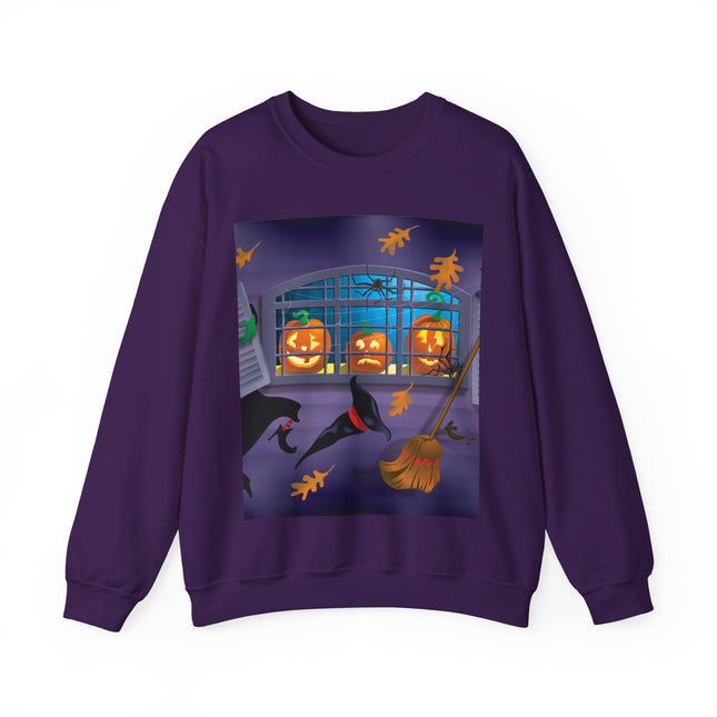 Whimsical Halloween Mischief Unisex Heavy Blend™ Crewneck Sweatshirt