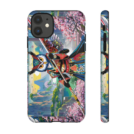 Cyberpunk Samurai Owl Phone Cases