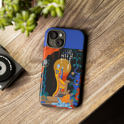 Mystic Oracle Phone Case – Sacred Glow & Eternal Grace