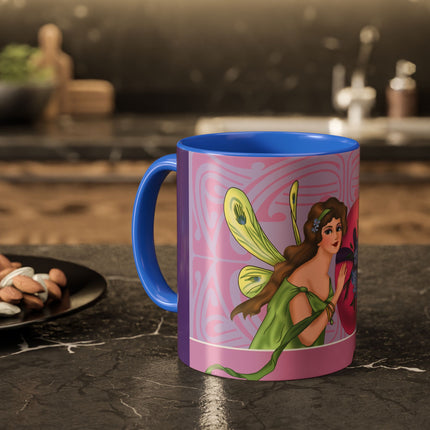 The Fairy’s Blossom Colorful Mugs (11oz, 15oz)