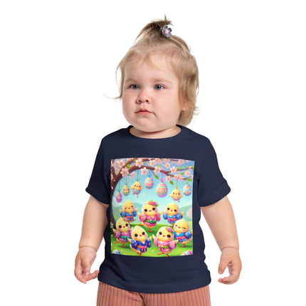 Easter Chicks and Springtime Wishes Baby T-Shirt