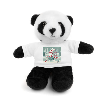 Candy Cane Timekeeper Bunny Stuffed Animals with Tee