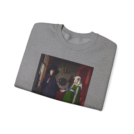 Arnolfini Portrait by Jan Van Eyck Heavy Blend™ Crewneck Sweatshirt