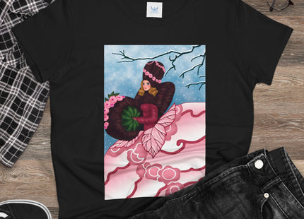 Winter Rose Empress Women's Midweight Cotton Tee
