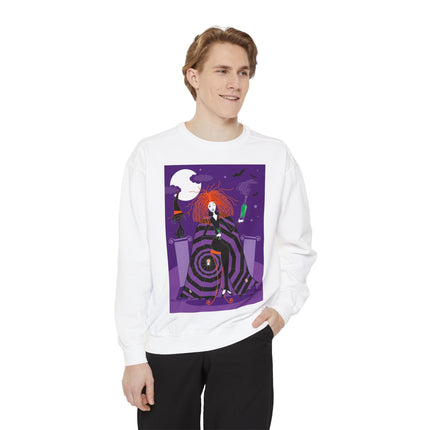 Mystic Elegance Unisex Garment-Dyed Sweatshirt
