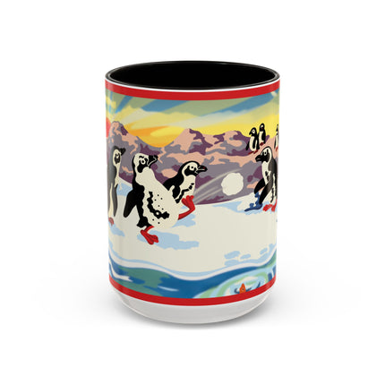 Snowball Shenanigans Colorful Mugs (11oz, 15oz)