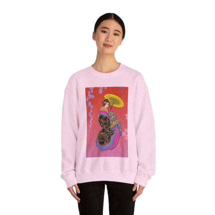Enchanting Geisha Unisex Heavy Blend™ Crewneck Sweatshirt