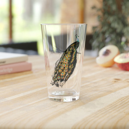 Indian Peafowl by Charles Dessalines D' Orbigny Glass, 16oz