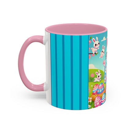 Springtime Kitten’s Easter Joy Colorful Mugs (11oz, 15oz)