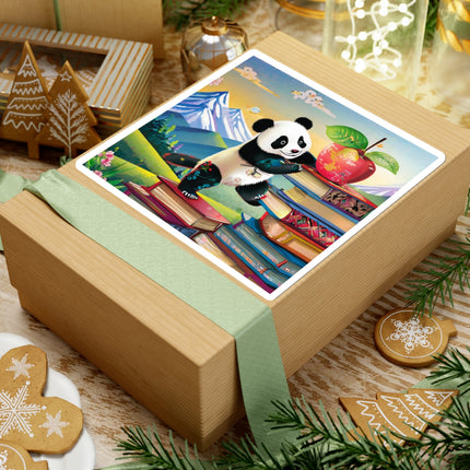 Cute Panda Kiss-Cut Stickers (4 Sizes)