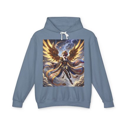 Valkyrie Descending Through Storm Hoodie