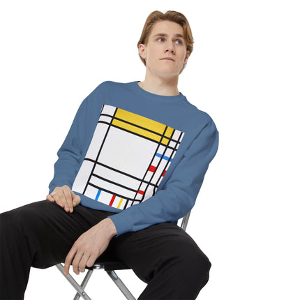 Place de la Concorde by Piet Mondrian Garment-Dyed Sweatshirt