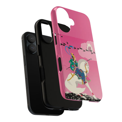Samurai Princess on the White Steed Phone Case – Epic Grace & Mythic Power