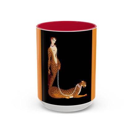 Leopard Queen Colorful Mugs – Wild Beauty & Art Deco Glamour