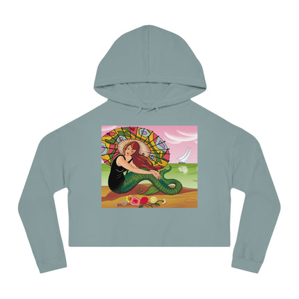 Siren Serenade Cropped Hooded Sweatshirt