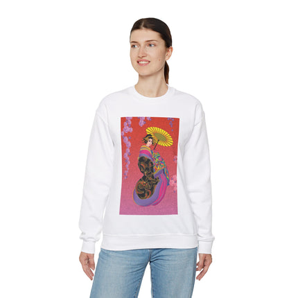 Enchanting Geisha Unisex Heavy Blend™ Crewneck Sweatshirt