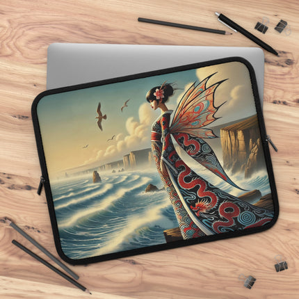 Coastal Fairy Laptop Sleeve – Serene Grace & Oceanic Magic