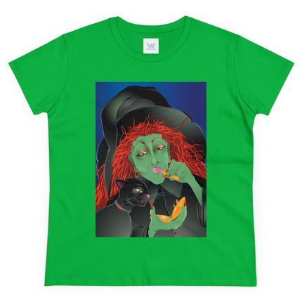 Mirror, Mirror A Witch's Touch Women's Midweight Cotton Tee