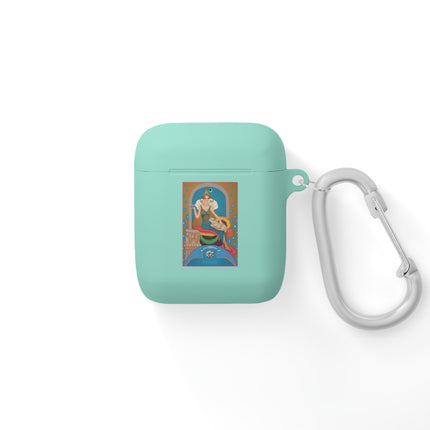 April & Diamond AirPods Case — Gem Series by Sofia Chiostri