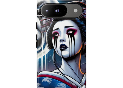 Geisha’s Black Ink Tears Phone Cases
