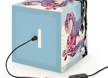Goddess of the Swirling Sea Light Cube Lamp