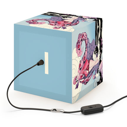 Goddess of the Swirling Sea Light Cube Lamp