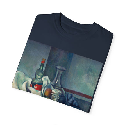 The Peppermint Bottle by Paul Cézanne Unisex Garment-Dyed T-shirt