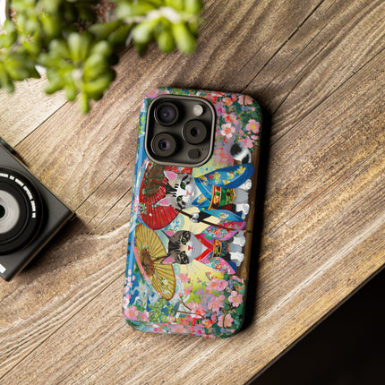 Kimono Kitties Phone Cases