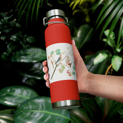 Orange-Headed Ground Thrush by Shaikh Zain al–Din Copper Vacuum Insulated Bottle, 22oz